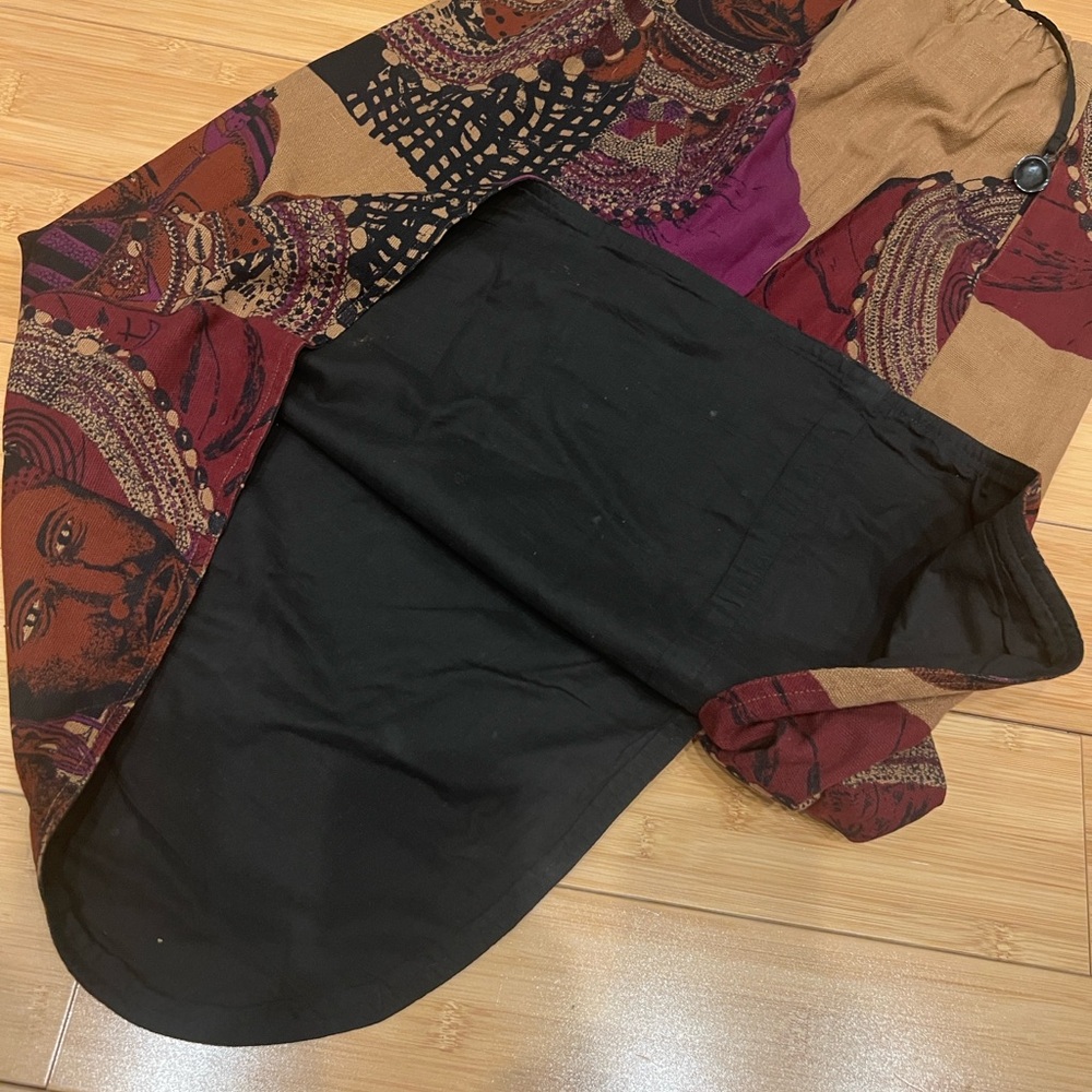 Vintage African Long Skirt Women's Size Attached On Photos - Picture 8 of 11